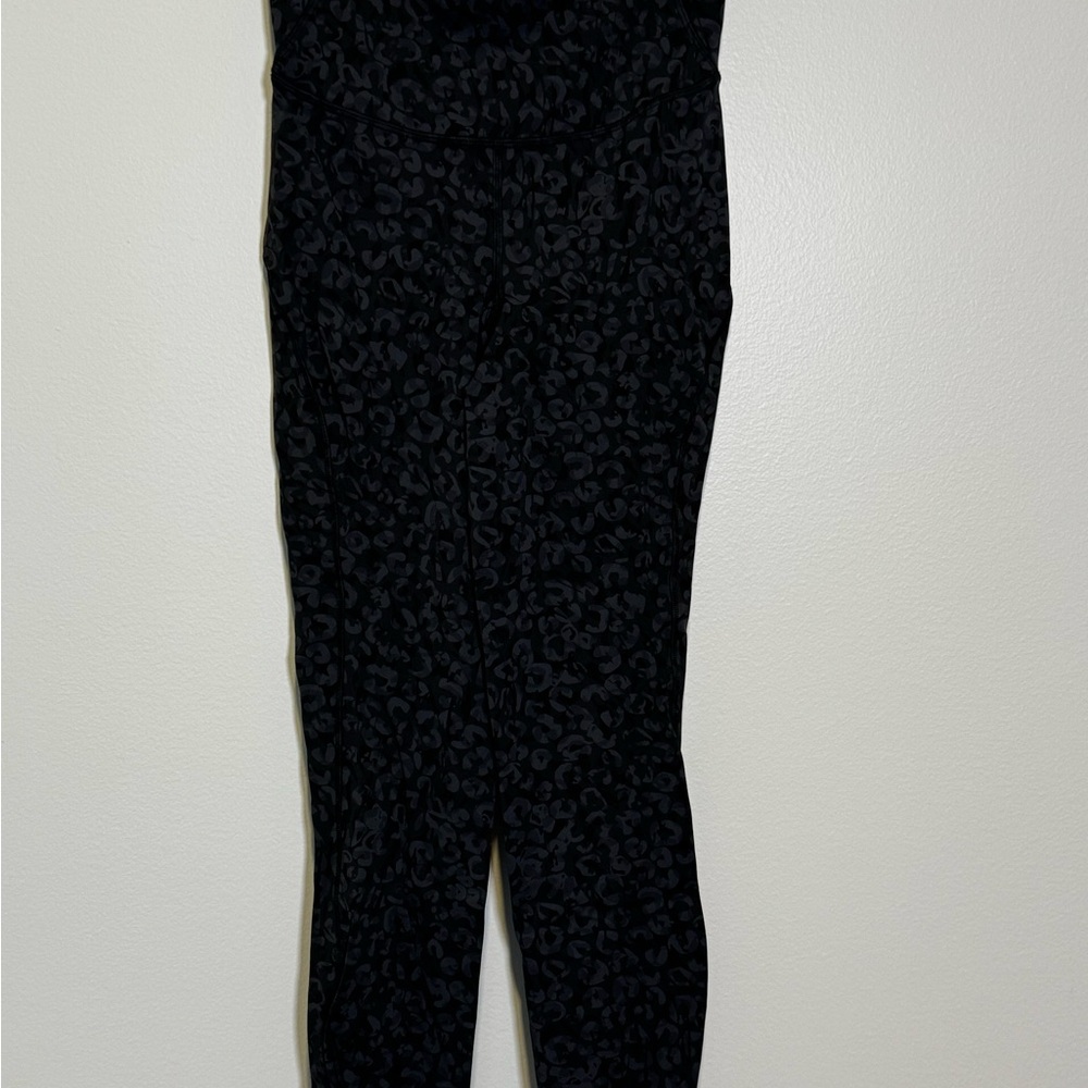 lululemon athletica Black Leopard Leggings